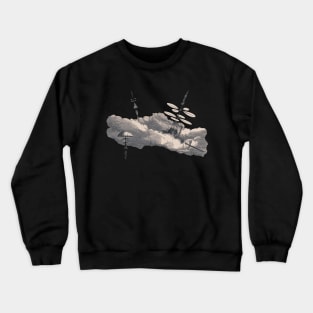 M. Nadar’s Flying Machines circa 1850 Crewneck Sweatshirt